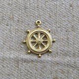 BRASS SHIPS WHEEL 2個入り