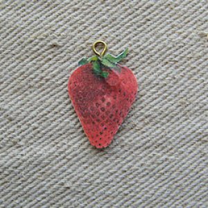 画像1: Decoupage Strawberry