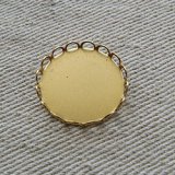 Brass Round Lace Cup 20mm
