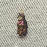 Decoupage Ribbon Cat