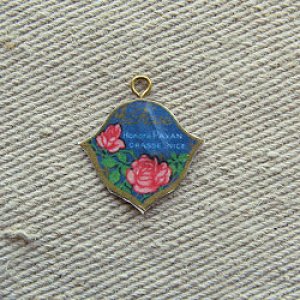 画像1: Decoupage Rose Label