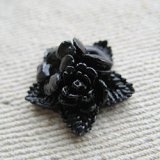 BLACK Acrylic Star Flower