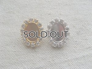 画像1: Rhinestone button setting 