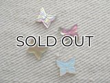 Vintage Glass Tiny Butterfly