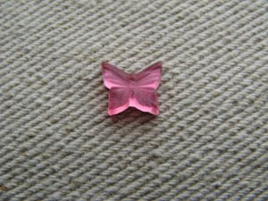画像2: Vintage Glass Tiny Butterfly