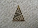 Triangle+Concentric-ring BRASS PLATE
