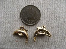 他の写真1: Goldplated Dolphin charm