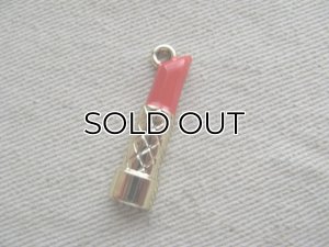 画像1: Metal Lipstick Pendant Charm