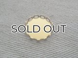 Brass Lace Edged Round Setting  13mm  2個入り