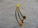 Brass Cut-out Shooting Star
