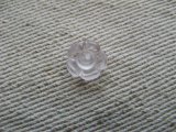 Vintage Frosted Lucite Flower cabochon