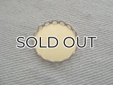 Brass Lace Edged Round Setting  18mm 