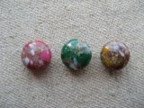 Vintage Matrix beads (L) 2個入り