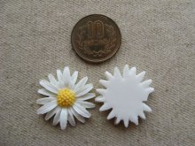 他の写真1: Vintage WH/Daisy Flower 25mm