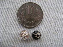 他の写真1: Plastic Tiny Round Engraved Beads 4個いり