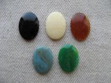 Plastic Simple Cabochon【Marble】 18x13mm