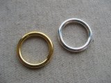 Plastic Metal Ring Beads