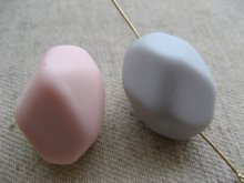 他の写真2: Vintage Mat Faux Stone Beads