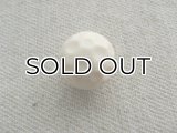 Vintage Ivory Hammered Ball Beads