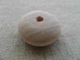 Spacer Disc Organic Wood Beads（L)