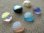 画像1: Glass Shell 8mm Beads 4個入り (1)