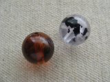 Vintage Plastic Spot Ball Beads