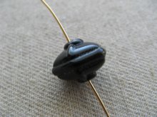 他の写真2: Vintage Black Hexagon Spacer Beads 