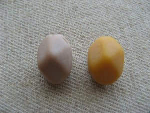 画像1: Vintage Mat Faux Stone Beads【Mini】