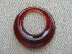 画像1: Vintage Tortoise Hoop Ring