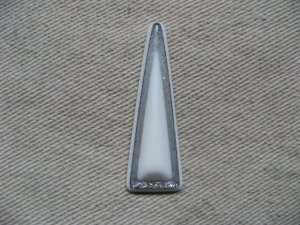画像1: Vintage Acrylic Thin-Triangle Glitter Cabochon
