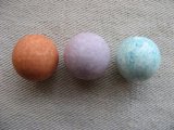 Vintage Plastic Marble Wash Ball Beads 18mm