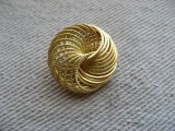 Vintage Goldplated Thin Knot Beads