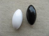 Vintage Lucite Elongated Oval Beads