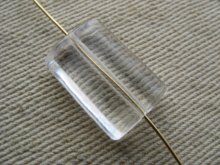 他の写真2: Acrylic Clear Flat Rectangle Beads 4個いり