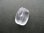 画像2: Acrylic Clear Oval-Rec Beads 4個いり (2)