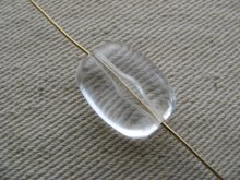 他の写真2: Acrylic Clear Oval-Rec Beads 4個いり