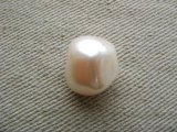 Vintage Lucite Pearl Nugget Beads 