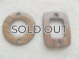 Imitation Wood Hoop Connector 2個入り
