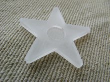 他の写真2: Vintage Plastic Frost Star Cabochon