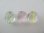 画像1: Clear Lucite Bend Color Hole Beads (1)