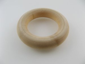 画像2: Big Ring Organic Wood Beads
