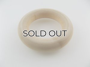画像2: Big Ring Organic Wood Beads