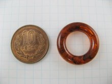 他の写真1: Vintage Faux Tortoiseshell Ring (S) 2個入り