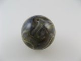 Vintage Plastic Marble/Green Big Ball Beads