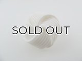 Plastic White Knot Button