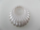 Vintage Plastic Ridged Pearl hoop