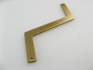 画像2: Brass Bar ZigZag-Connector