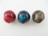 Vintage Faux Metal Marble Swirl Beads