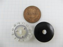 他の写真1: Plastic Round SV+Pearl Button(L)