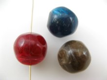 他の写真2: Vintage Faux Metal Marble Swirl Beads